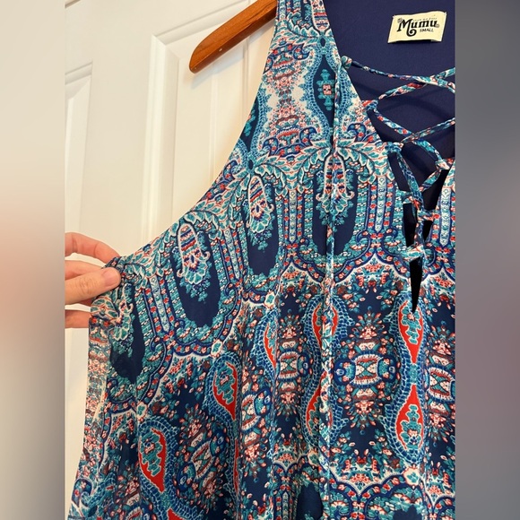 Show Me Your MuMu Rancho Mirage Lace Up Tunic size Small - Picture 5 of 10